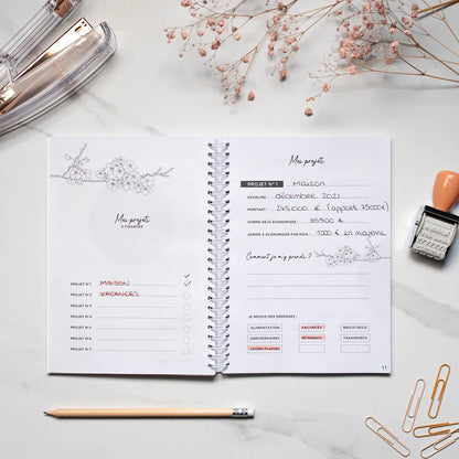 Cahier budget - Orchid