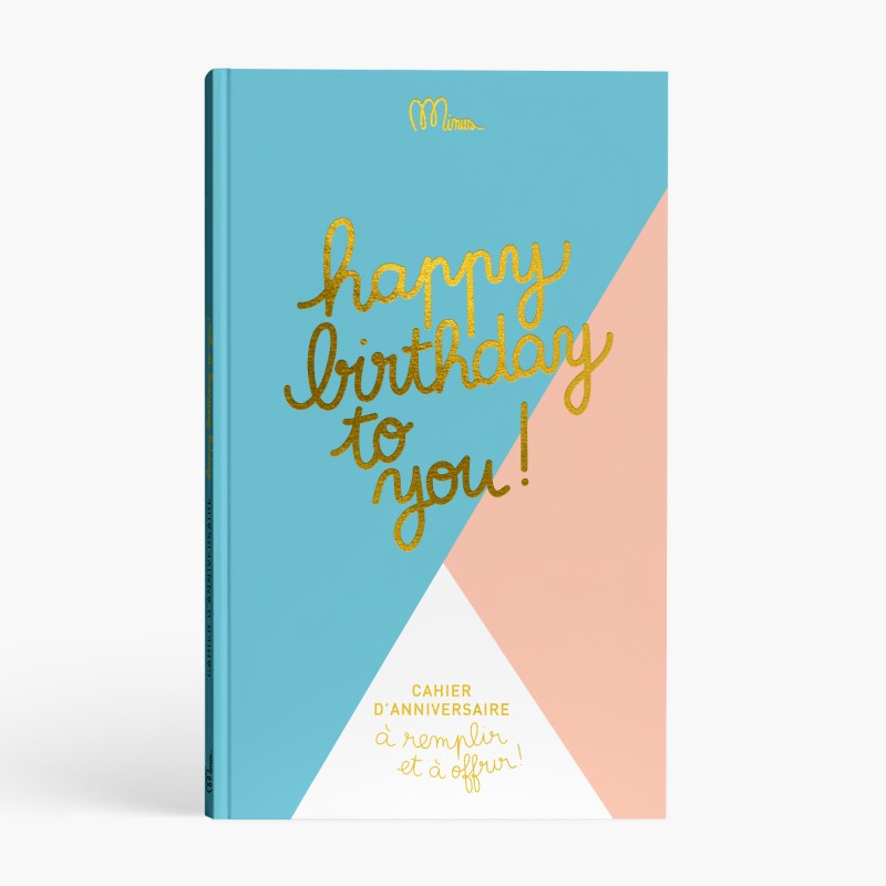 Livre d'anniversaire "Happy birthday to you"