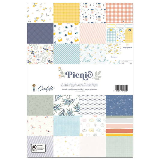 Pad of 24 sheets "Picnic" (15x20)