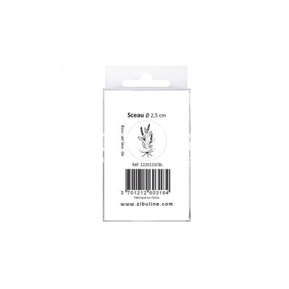 Sceau 25 mm - Bouquet lavande
