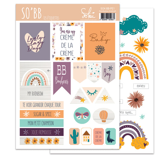 Etiquettes à découper - "So'BB"