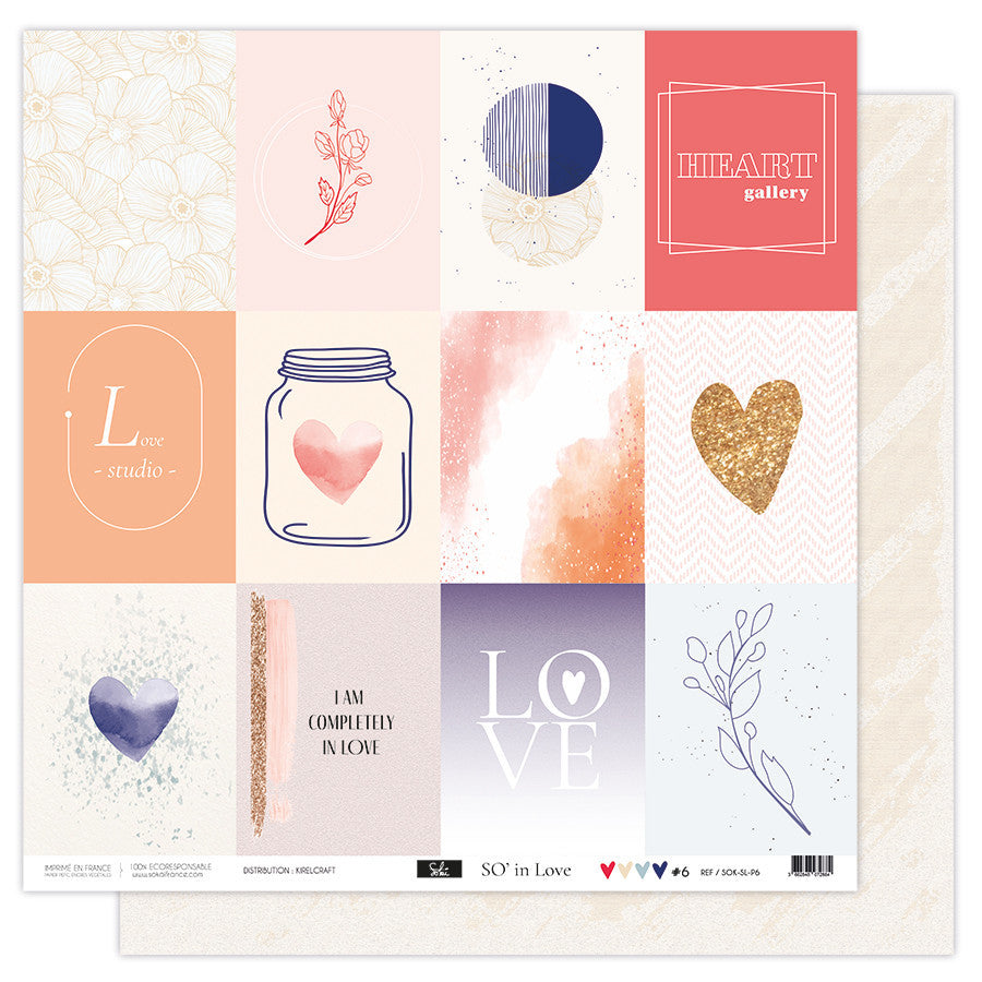 “So’ in Love” paper collection 