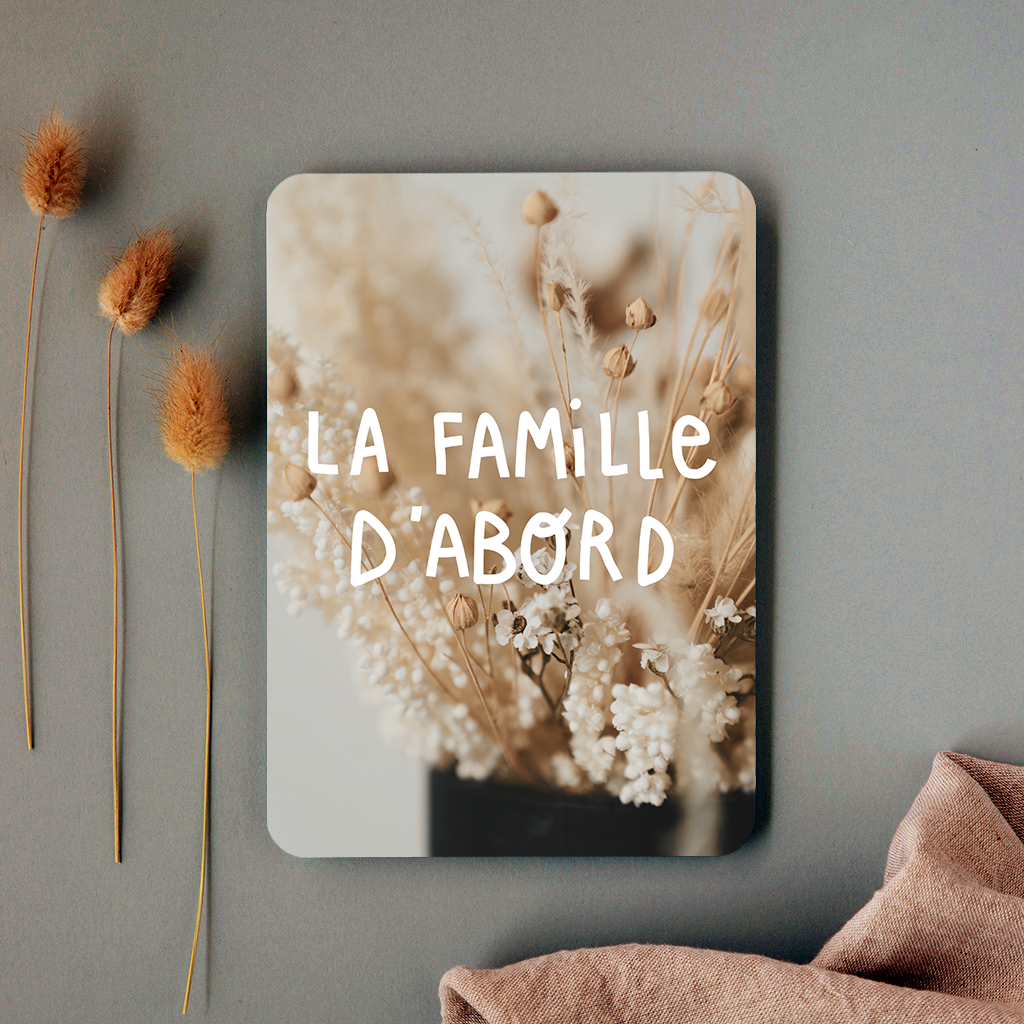 Carte - la Famille d'abord
