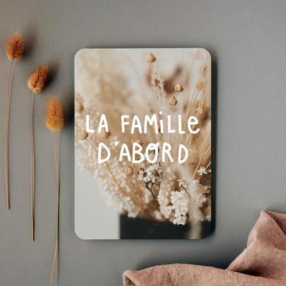 Carte - la Famille d'abord